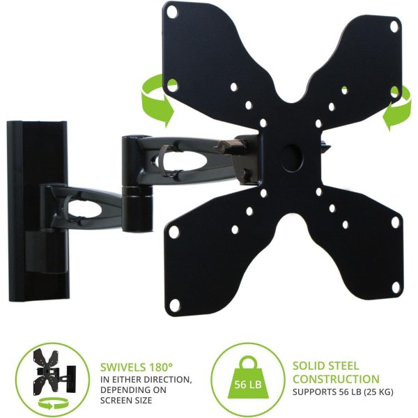 Kanto L102 Full Motion Mount for 19-inch to 32-inch TVs For Cheap