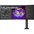 LG 34  21:9 Curved UltraWide QHD (3440x1440) PC Monitor with Ergo Stand (34WP88C-B) Supply