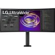 LG 34  21:9 Curved UltraWide QHD (3440x1440) PC Monitor with Ergo Stand (34WP88C-B) Supply