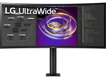 LG 34  21:9 Curved UltraWide QHD (3440x1440) PC Monitor with Ergo Stand (34WP88C-B) Supply