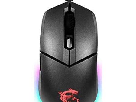 MSI CLUTCH GM11 5000 DPI Ergonomic Design Gaming Mouse in Black - Clutch-GM11 Online now