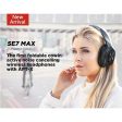 Cowin SE7 Max Active Noise Cancelling Wireless Bluetooth Headphones, Black Cheap