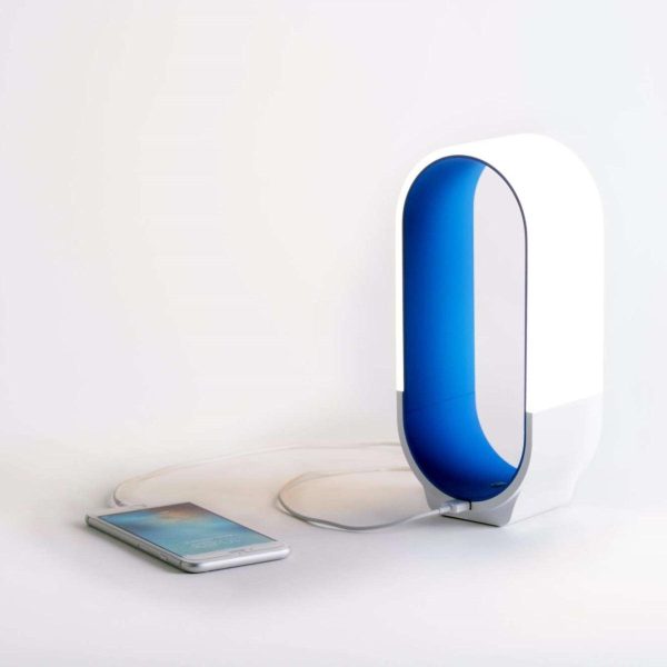 Mr. GO! Soft Blue Portable Table Lamp by Koncept | OVERSTOCK Online