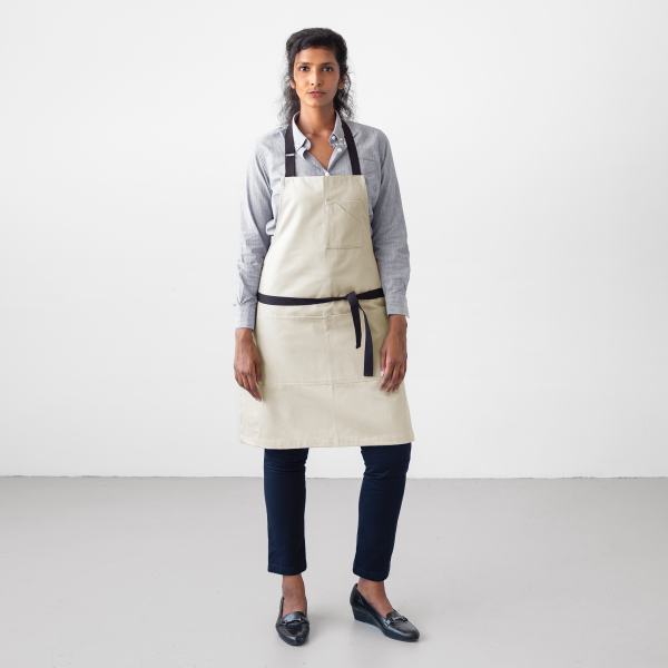 Stone Herringbone Stock Apron For Sale