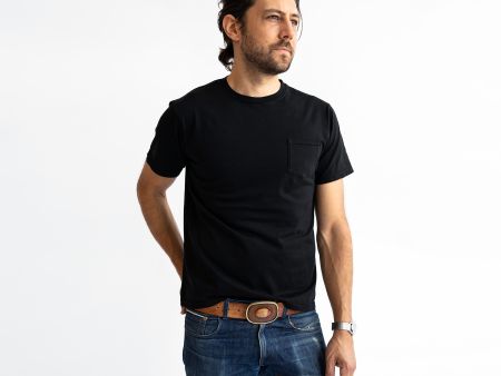 Classic Black Pocket Tee Discount