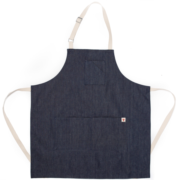 Indigo Denim Stock Apron Cheap