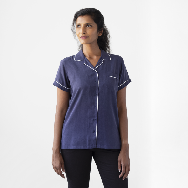 Women s Tipped Camp Shirt For Cheap