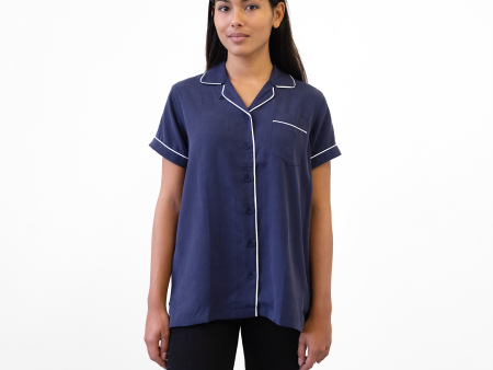 Women s Tipped Camp Shirt For Cheap