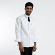 Men s White Bartender Jacket Online