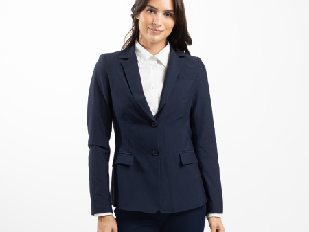 Women s Navy Tech Blazer Online Hot Sale