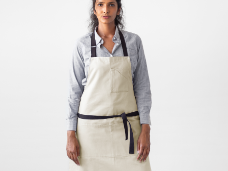 Stone Herringbone Stock Apron For Sale