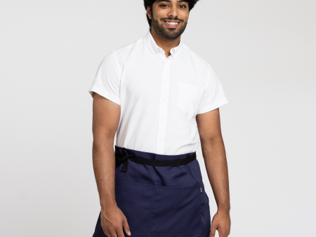 Navy Twill Waist Apron Online now