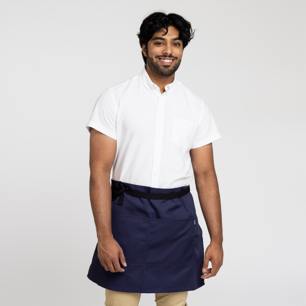 Navy Twill Waist Apron Online now