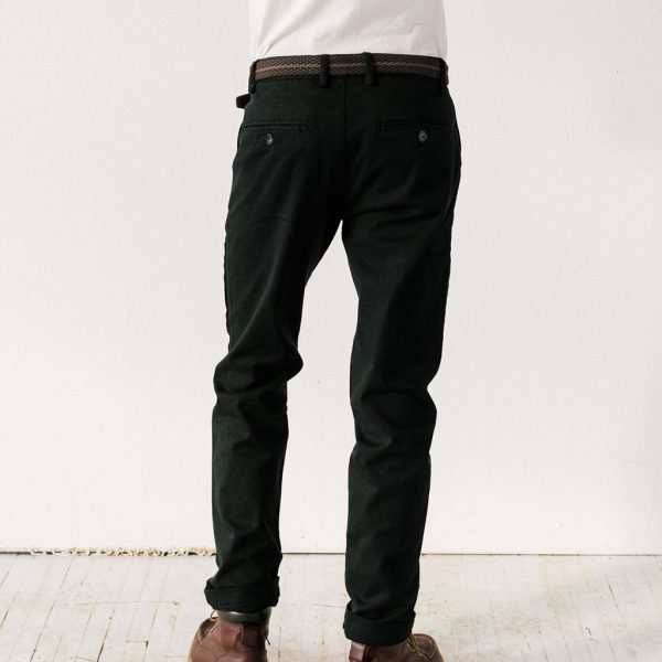 Men s Black Stretch Service Chino Cheap