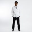 Men s White Bartender Jacket Online