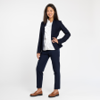 Women s Navy Stretch Trouser Online Hot Sale