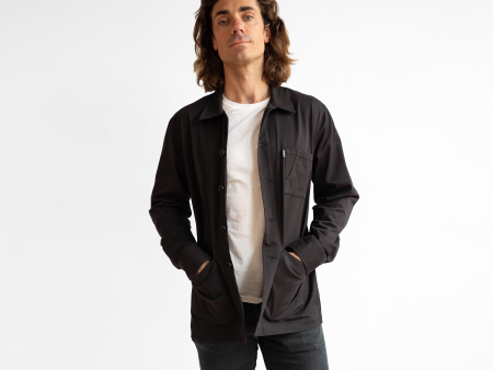 Men s Black Stretch Chore Coat Online Sale