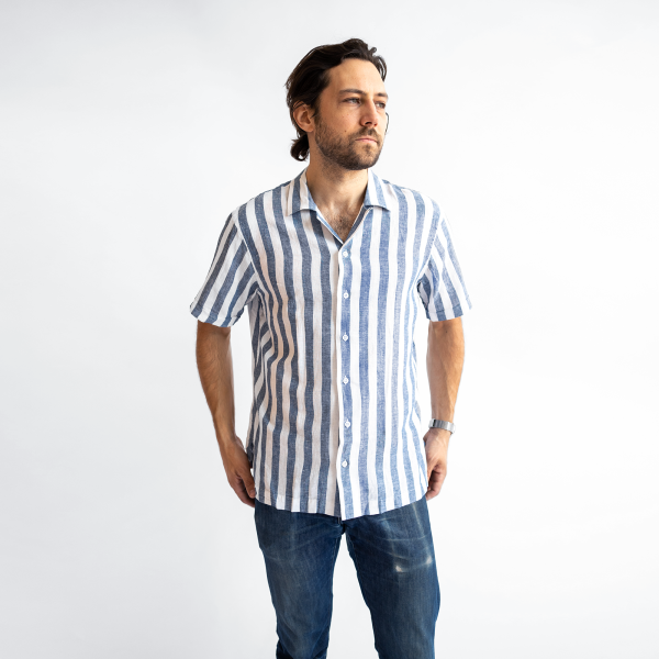 Men s Striped Cabana Shirt Online Hot Sale