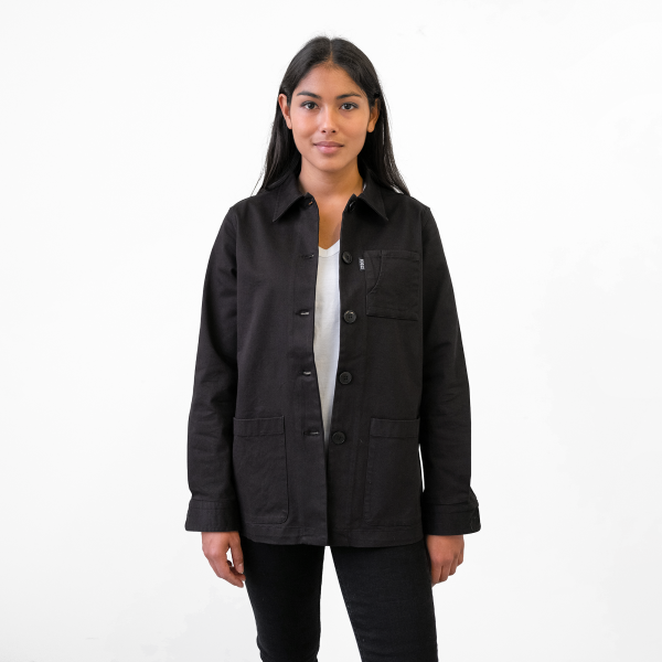 Women s Black Stretch Chore Coat Online now