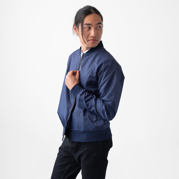 Men s Navy Bomber Jacket Hot on Sale