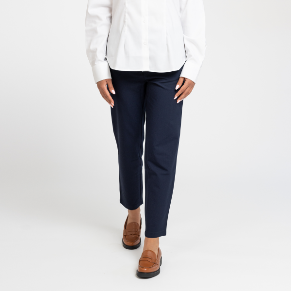 Women s Navy Stretch Trouser Online Hot Sale