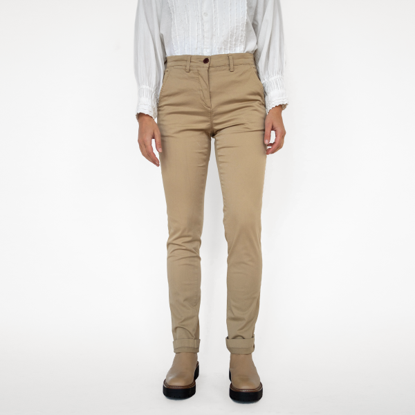 Women s Khaki Stretch Service Chino on Sale