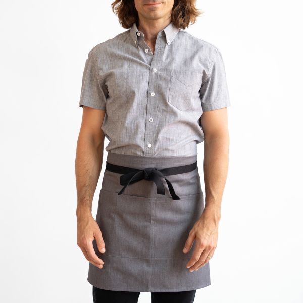 Heather Gray Waist Apron Discount