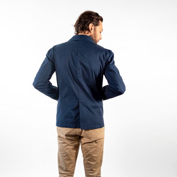 Men s Unstructured Navy Blazer For Discount